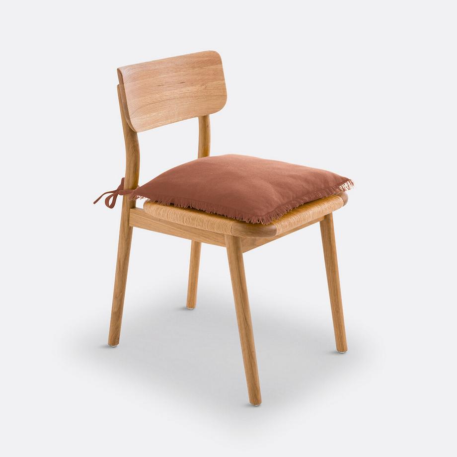 Galette de chaise coton natté