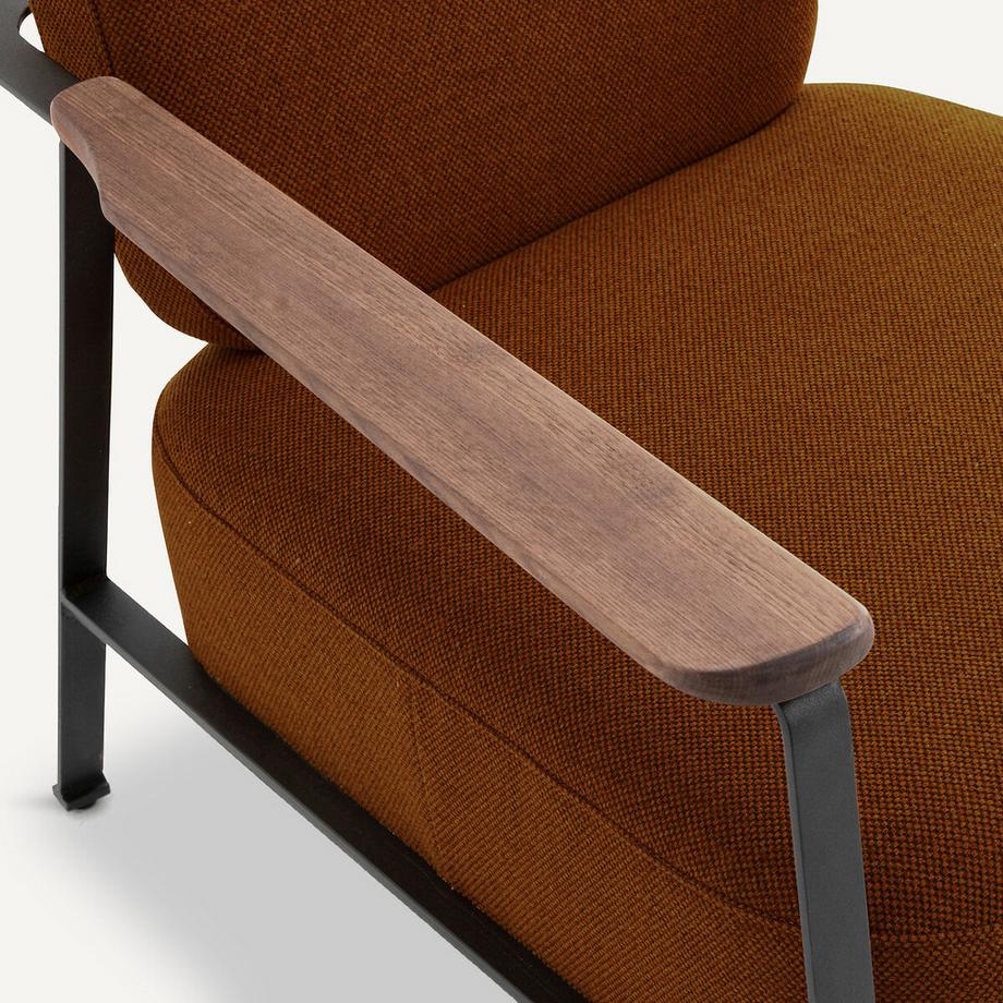 AM.PM Fauteuil tissu natté chiné  