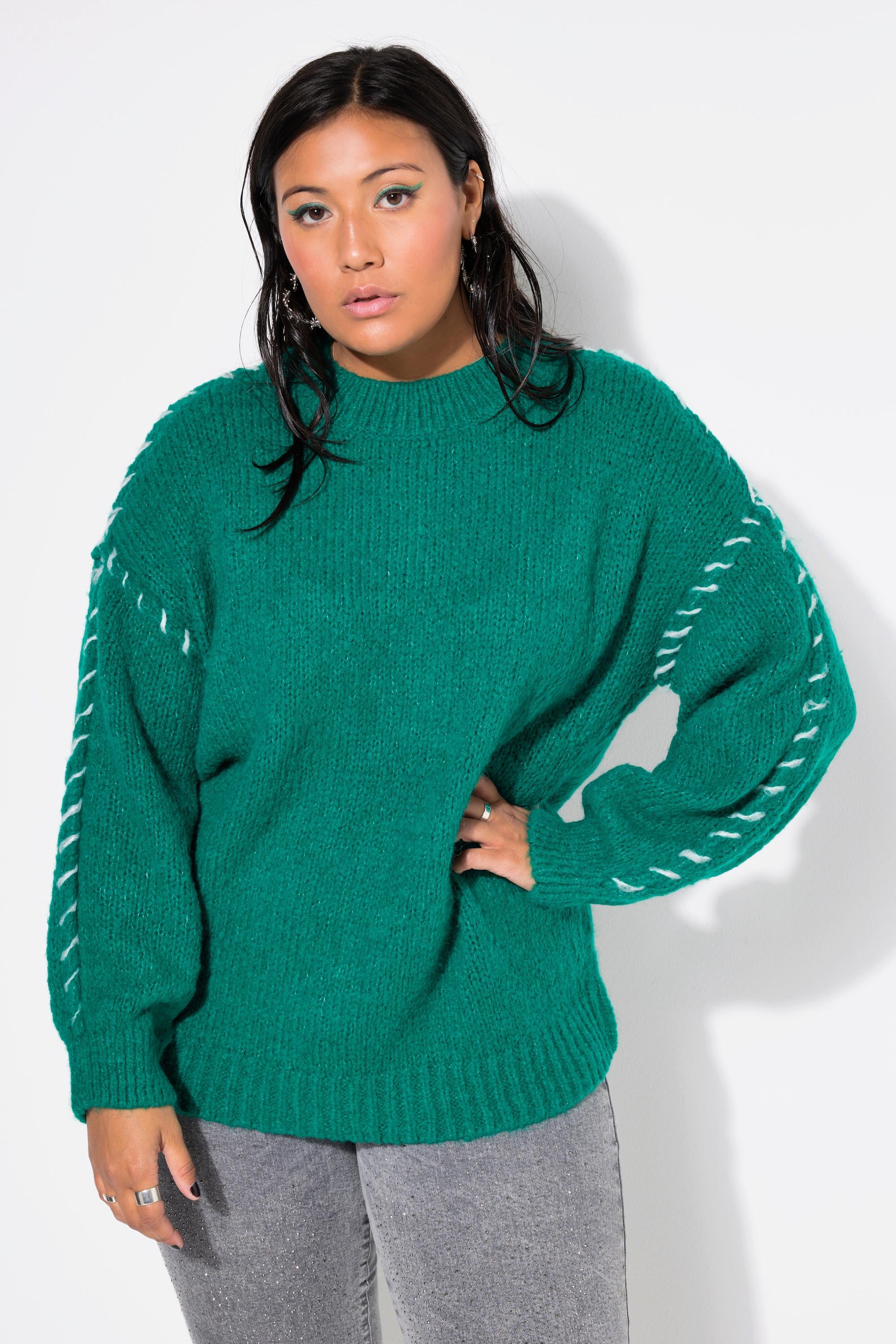 Studio Untold  Pullover dal taglio oversize con cuciture colorate e maniche lunghe 