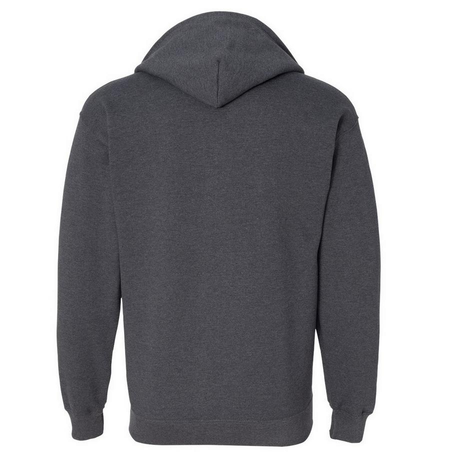 Gildan Mélange lourd Adulte Plein Zip Sweat à capuche Top  