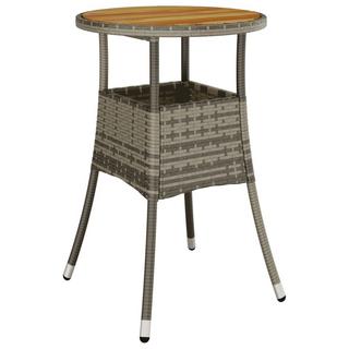 VidaXL Table de jardin rotin synthétique  