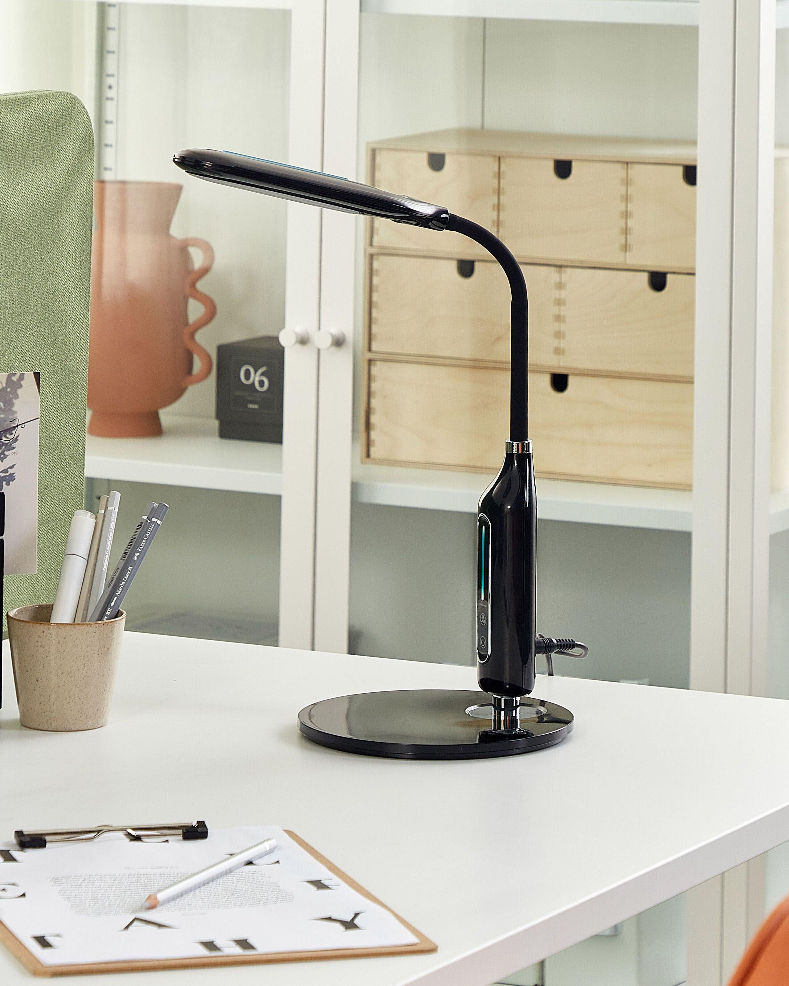 Beliani Lampe de bureau en Matière synthétique Moderne CYGNUS  