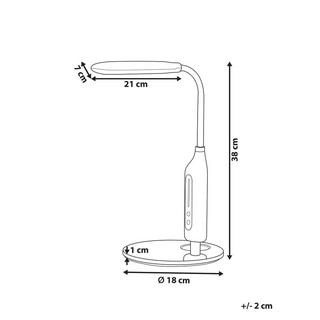 Beliani Lampe de bureau en Matière synthétique Moderne CYGNUS  