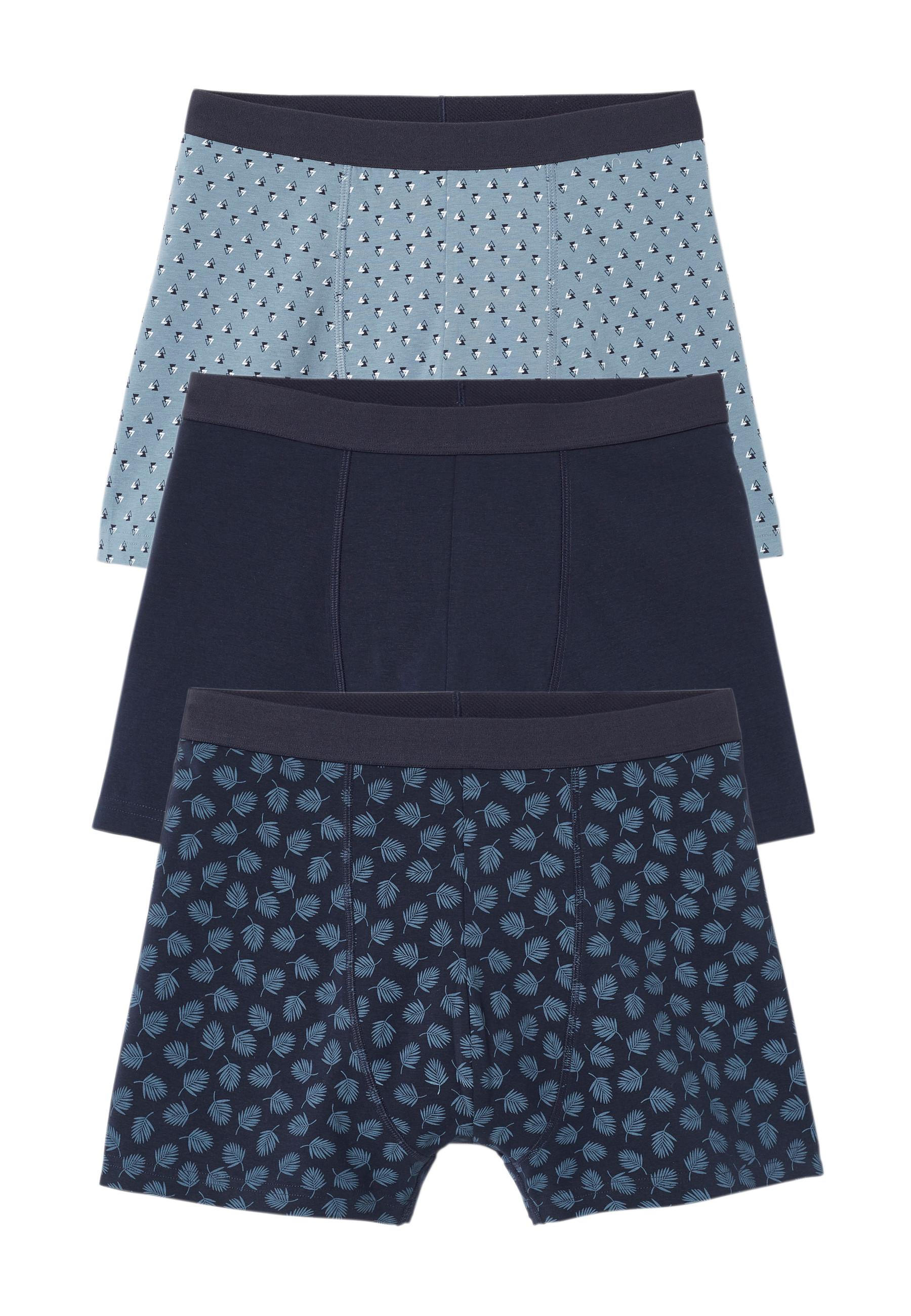 Image of Boxershorts Ohne Eingriff Im 3er-pack. Herren Blau S