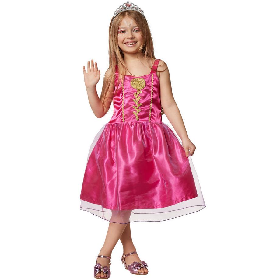 Tectake  Mädchenkostüm Prinzessin pinke Rose 