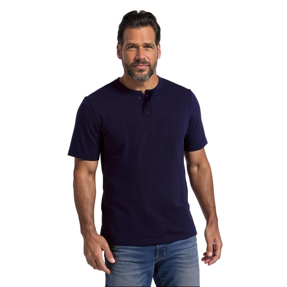 JP1880 Basic Henley Rundhals Knopfleiste 2er-Pack  