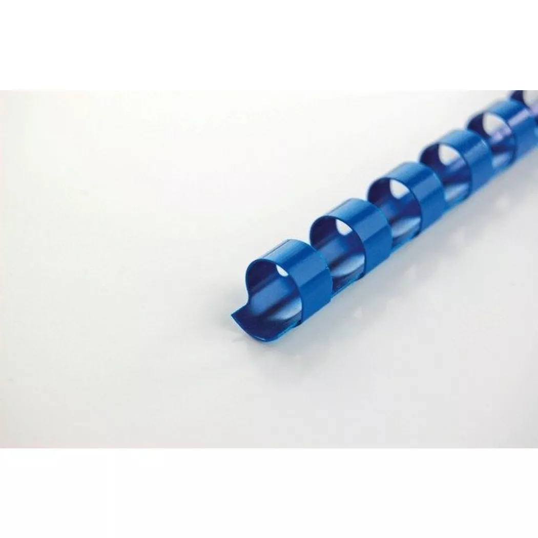 GBC CombBind Plastikbinderücken, blau, 8mm (100)