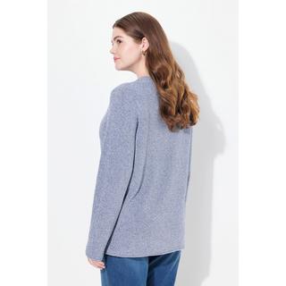 Ulla Popken  Pullover, Rundhals, Langarm, Biobaumwolle 