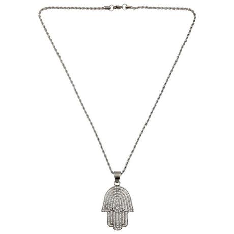 HEBE JEWELS  Hamsa Anhänger-Kette, HIP-HOP-STYLE 