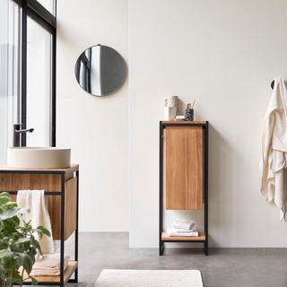 Tikamoon Mobile basso in teak massello e metallo Michal  