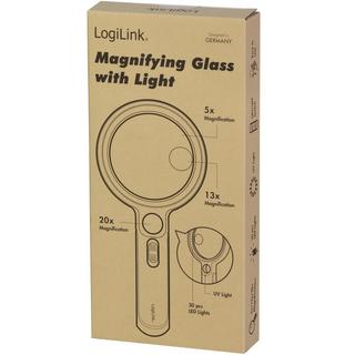 LogiLink Lupe Ø9cm mit LED-Beleuchtung  