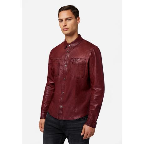 RICANO  Chemise en cuir pour homme - Chemise réversible 