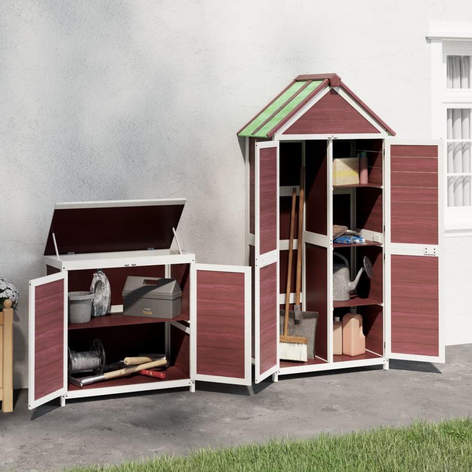VidaXL Geräteschuppen set kiefernholz  