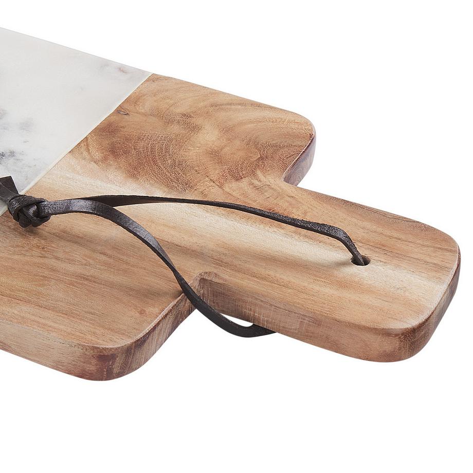 Beliani  Plateau de service en Marbre  VOLOS 