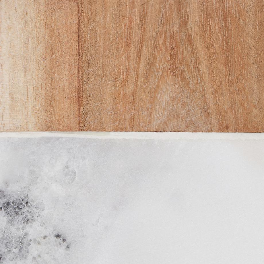 Beliani  Plateau de service en Marbre  VOLOS 