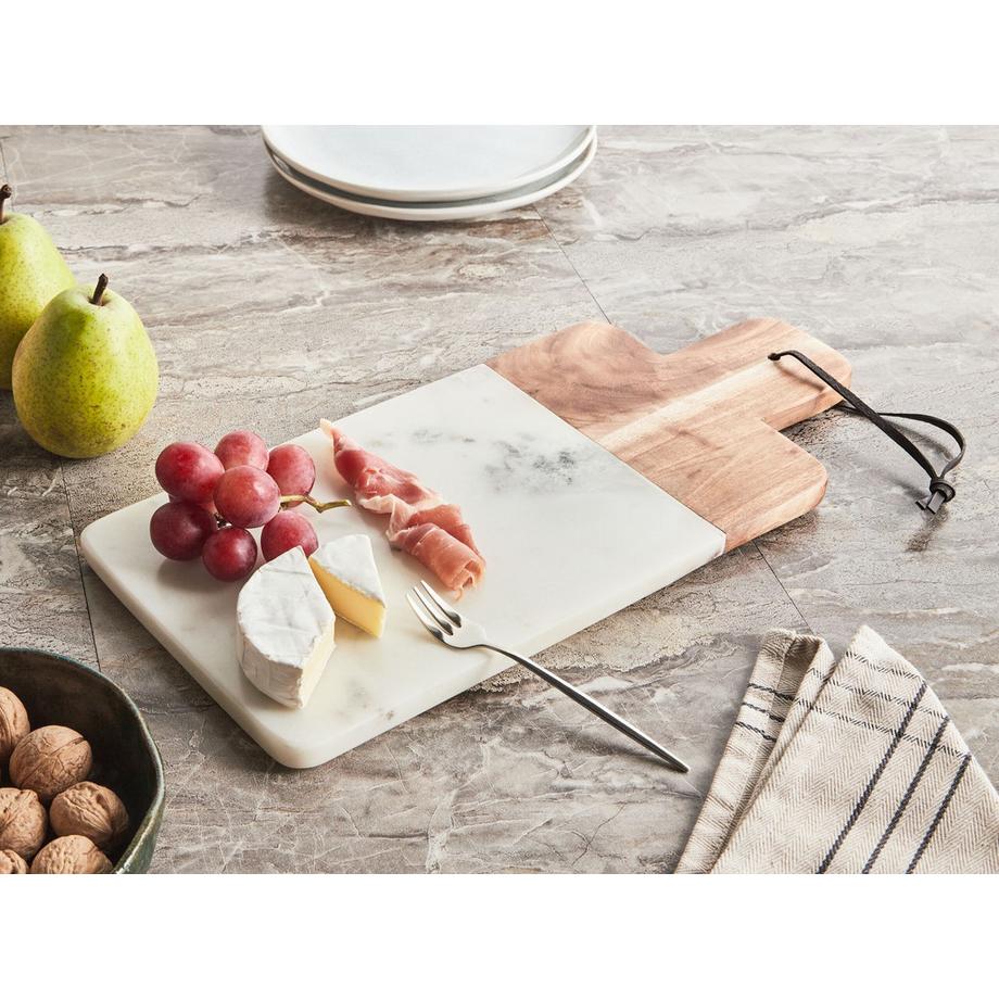 Beliani  Plateau de service en Marbre  VOLOS 