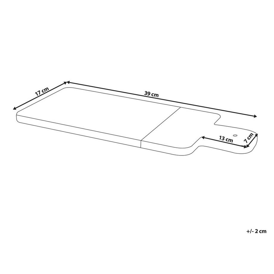 Beliani  Plateau de service en Marbre  VOLOS 