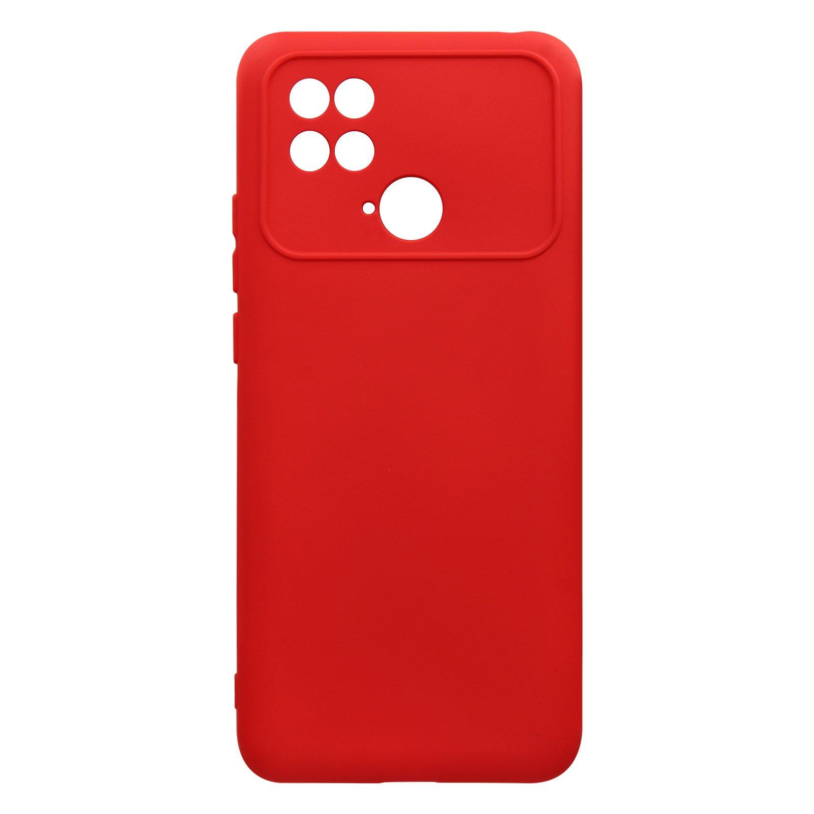 Avizar  Coque Xiaomi Poco C40 Semi-rigide Rouge 