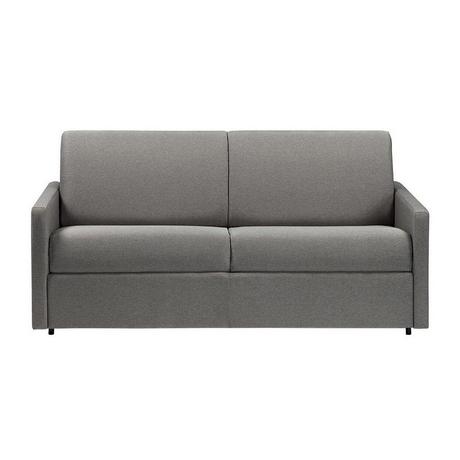 Vente-unique Schlafsofa 3Sitzer Stoff Liegefläche 1 Matratzen CALIFE  