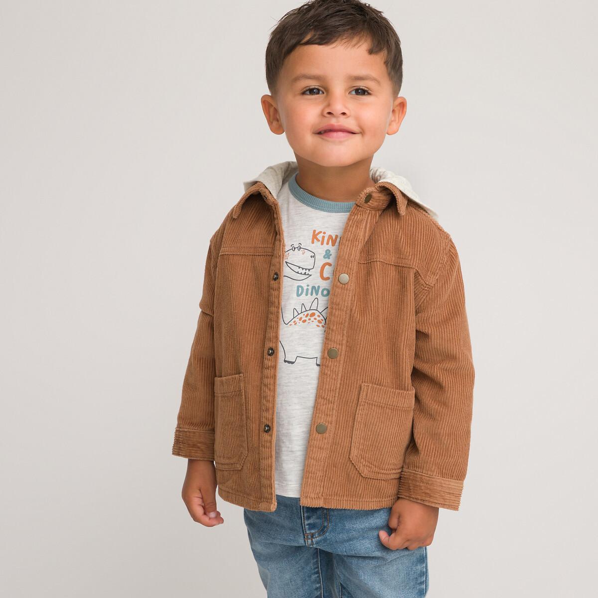 Image of Blusenjacke Mit Kapuze Unisex Braun 6 mesi