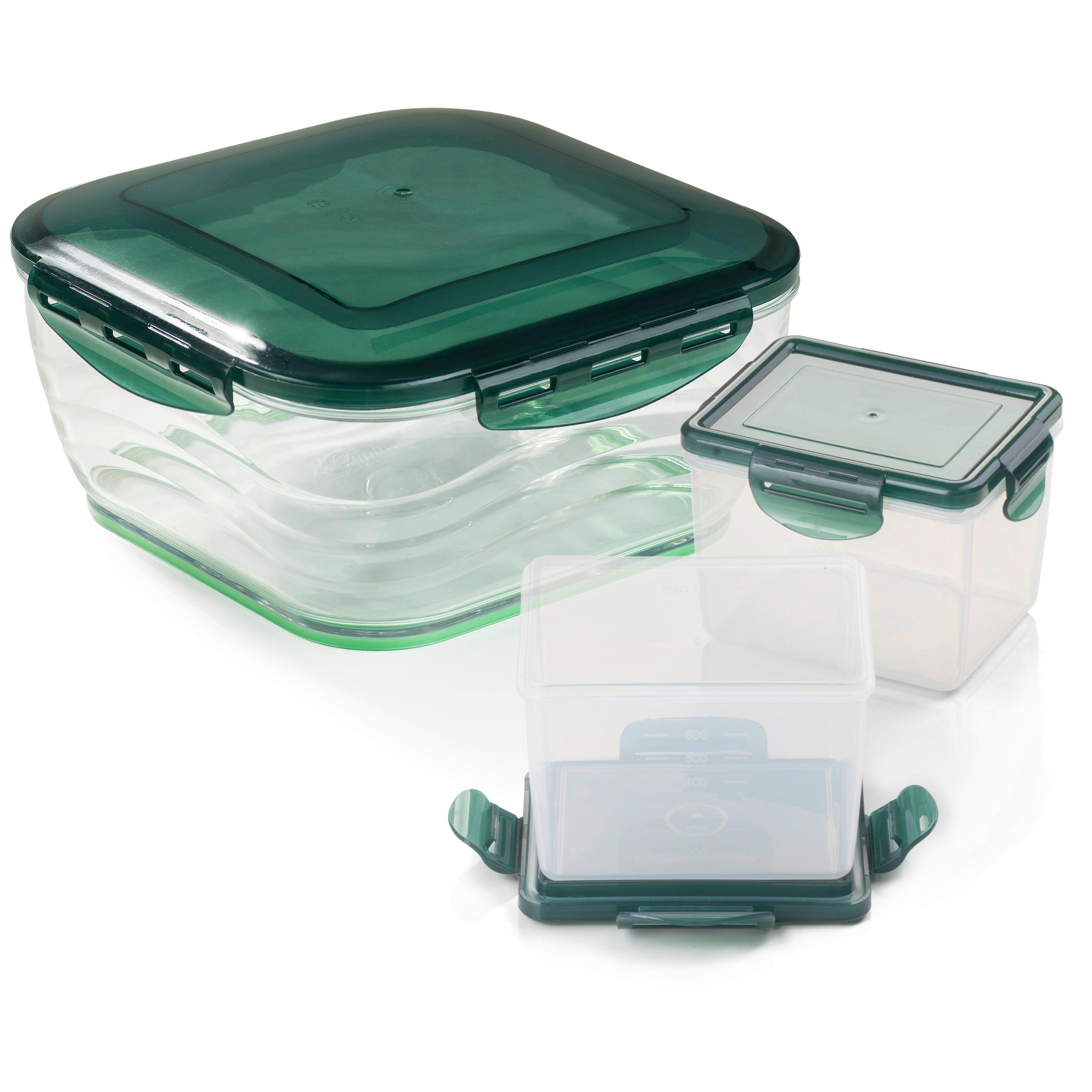 Genius Boîte de collecte Nicer Dicer Chef, lot de 6, vert  