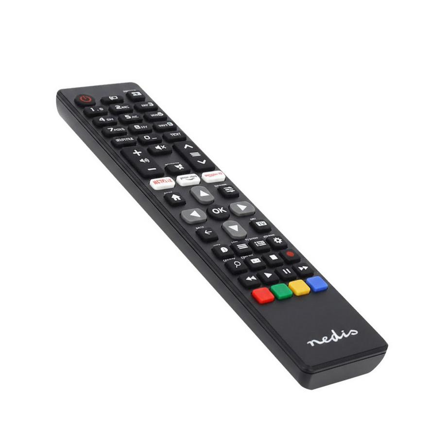 Nedis  Controllo remoto sostitutivo | Adatto per: Philips | Pre -programmed | 1 dispositivo | Pulsante TV Amazon Prime / Netflix / Rakuten TV | Infrarosso | Nero 