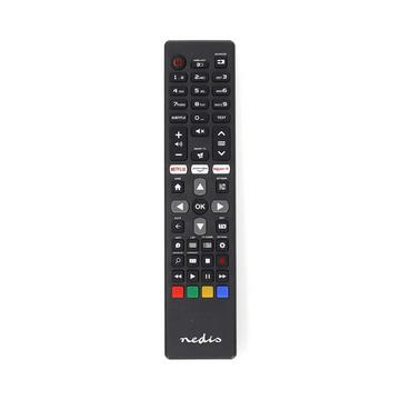 Remote de remplacement | Convient à: Philips | Pré-programmé | 1 appareil | Bouton Amazon Prime / Netflix / Bouton Rakuten TV | Infrarouge | Noir