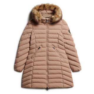 Superdry  daunenjacke mid damen fuji faux fur 