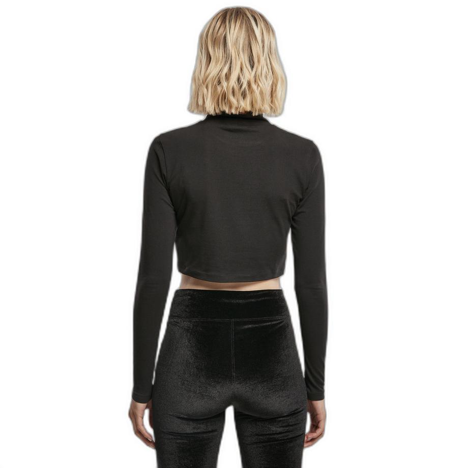 URBAN CLASSICS T-shirt Manches Longues Coton Bio Cropped  