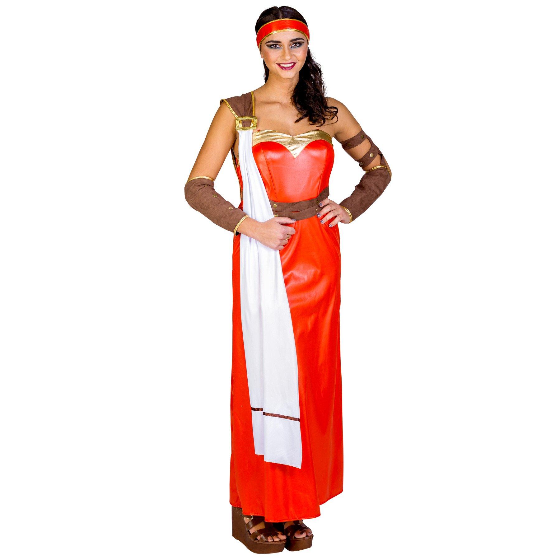 Image of Frauenkostüm römische Gladiatorin Rot