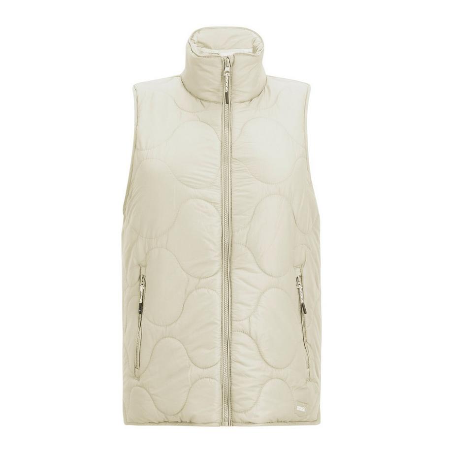 Veste Unie Sans Manches À Col Montant Carlotte