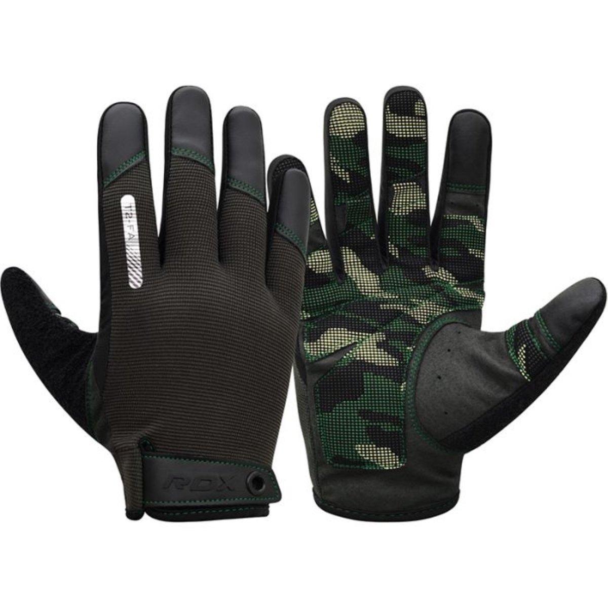 Image of Rdx T2 Touchscreen-freundliche Vollfinger-fitness-handschuhe Unisex Grün M