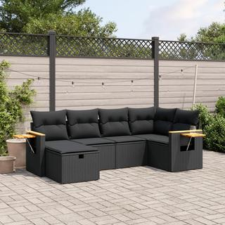 VidaXL Ensemble de canapés de jardin rotin synthétique  