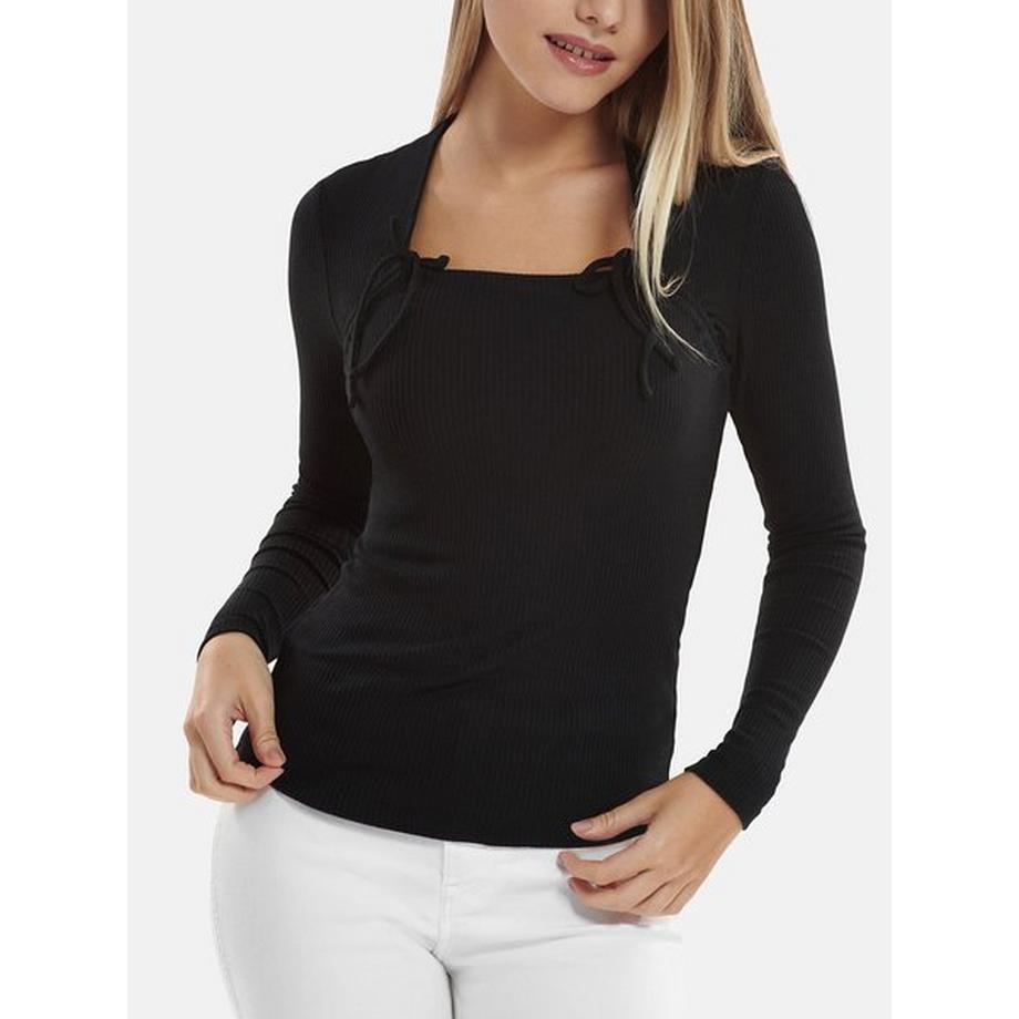 Top manches longues encolure réglable Kenza