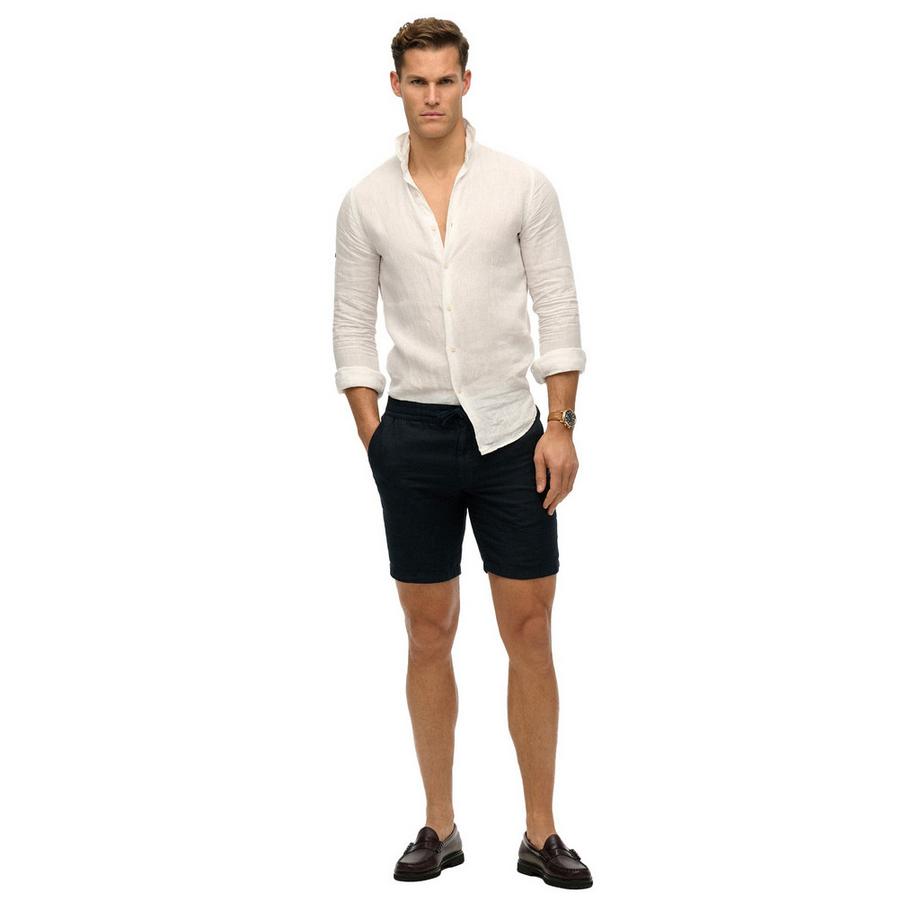 Superdry Merchant Lin Bermuda Shorts Coupe Confortable  