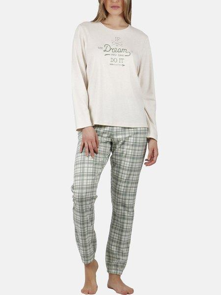 Admas  Pyjama Hausanzug Hose Top Langarm If You Dream 