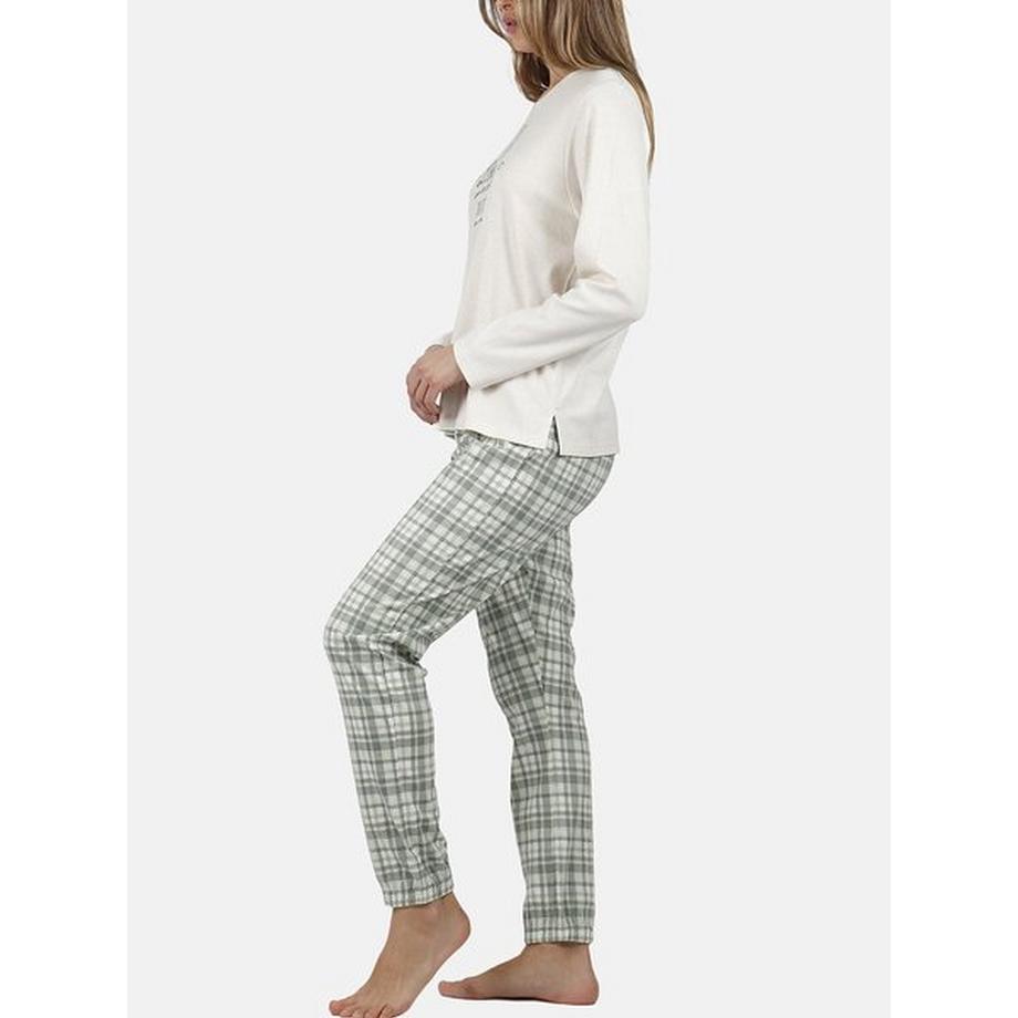 Admas Pyjama Tenue d'Intérieur Pantalon Top Manches Longues If You Dream  