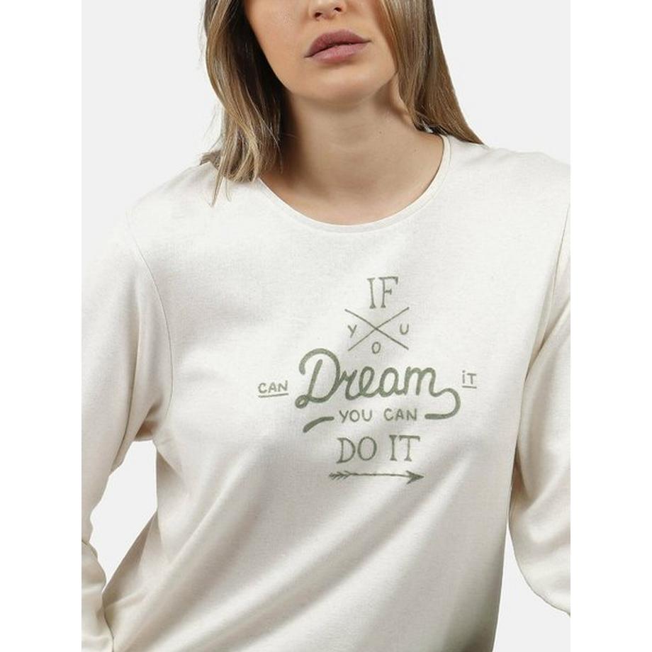 Admas Pyjama Tenue d'Intérieur Pantalon Top Manches Longues If You Dream  