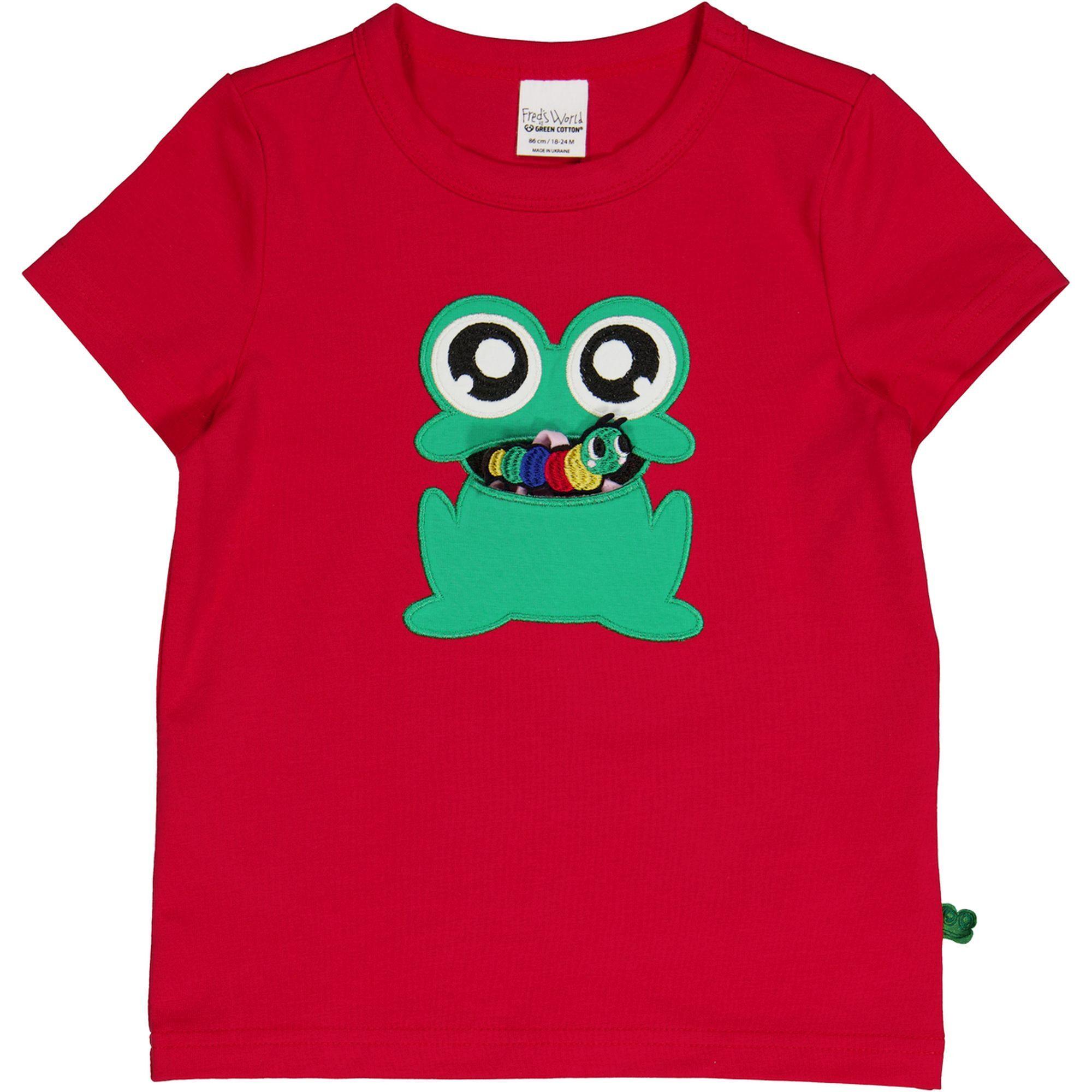 Image of Babyshirt Unisex Rot Bunt 104