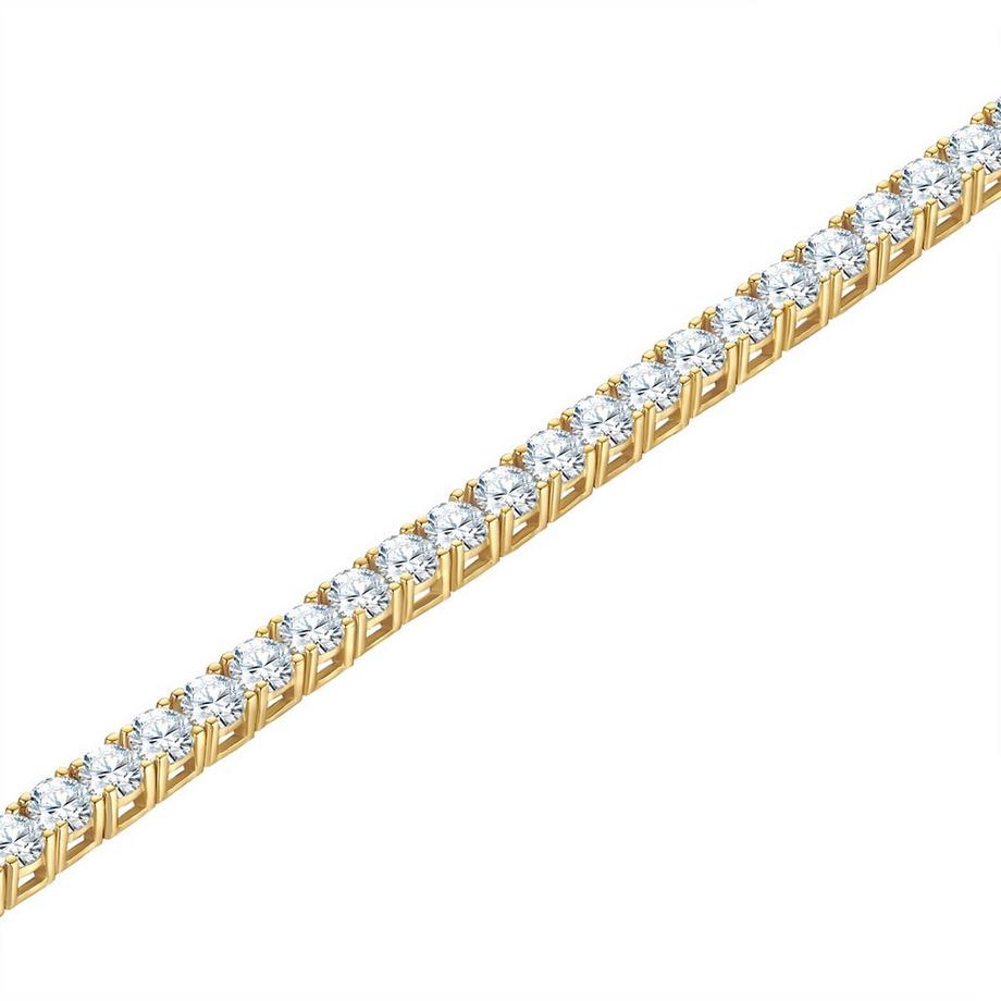 Rafaela Donata  Armband Sterling Silber gelbgold Zirkonia weiß 