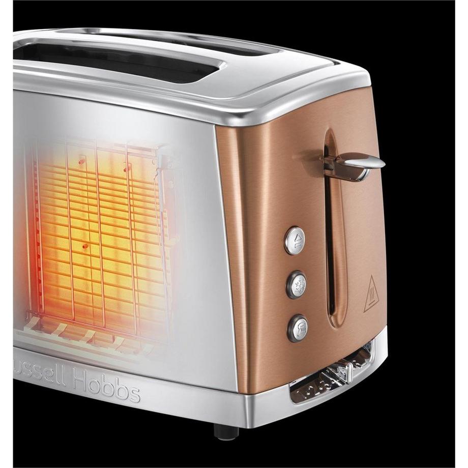 Russell Hobbs Toaster Luna Copper Silber  