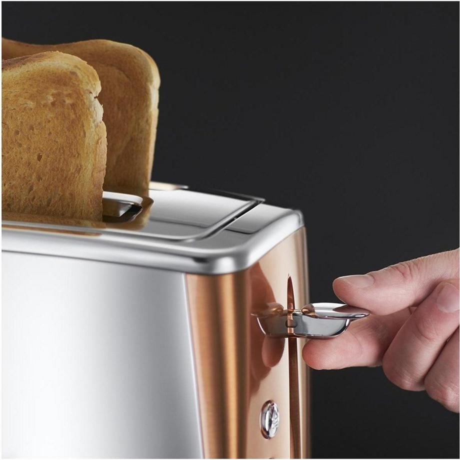 Russell Hobbs Toaster Luna Copper Silber  