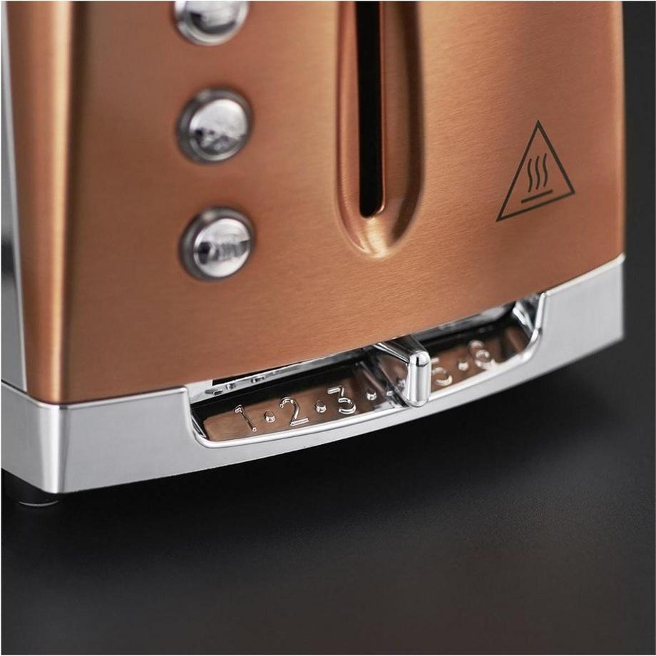 Russell Hobbs Toaster Luna Copper Silber  