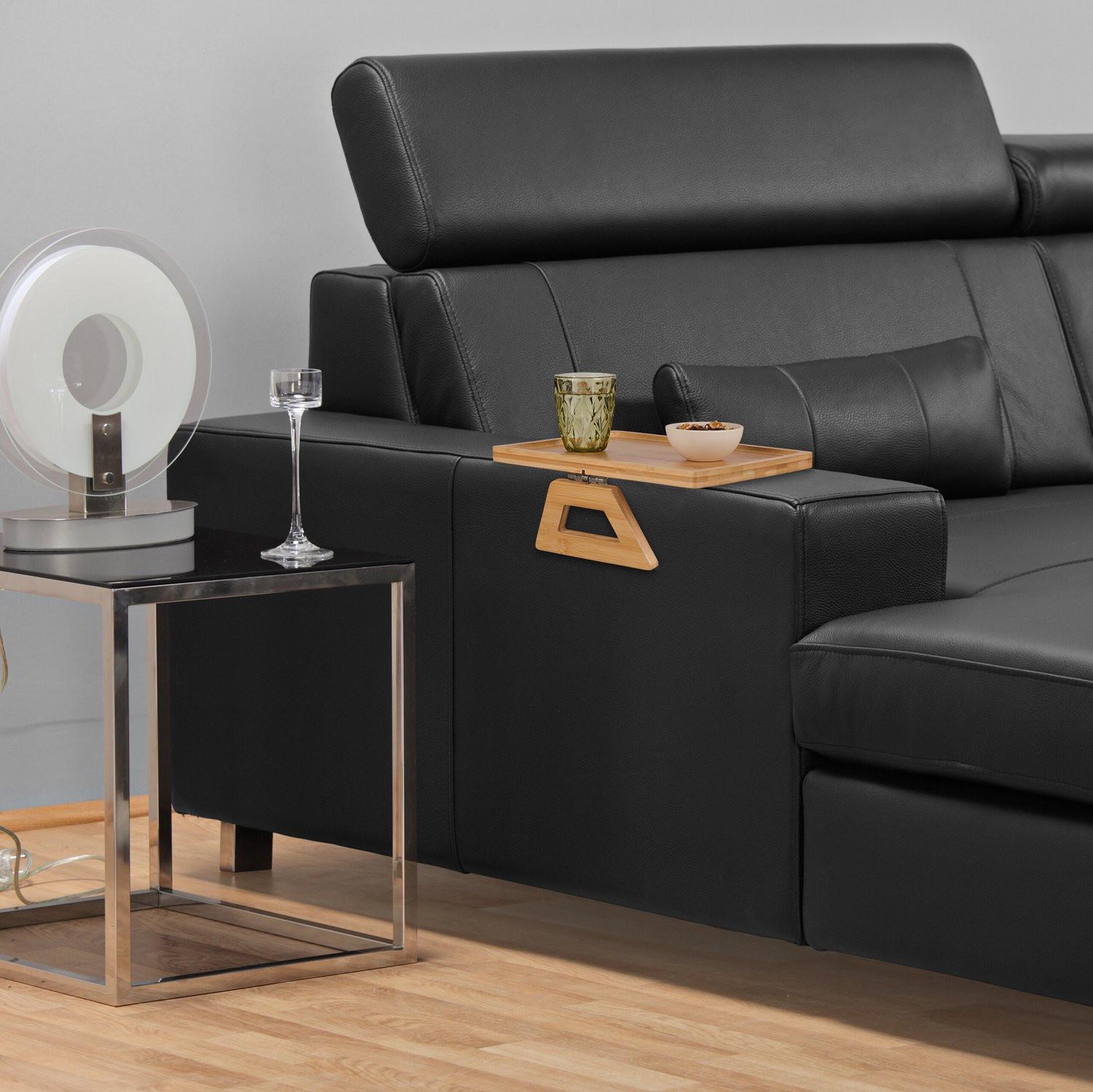 Northix Sofatablett für Armlehnen  