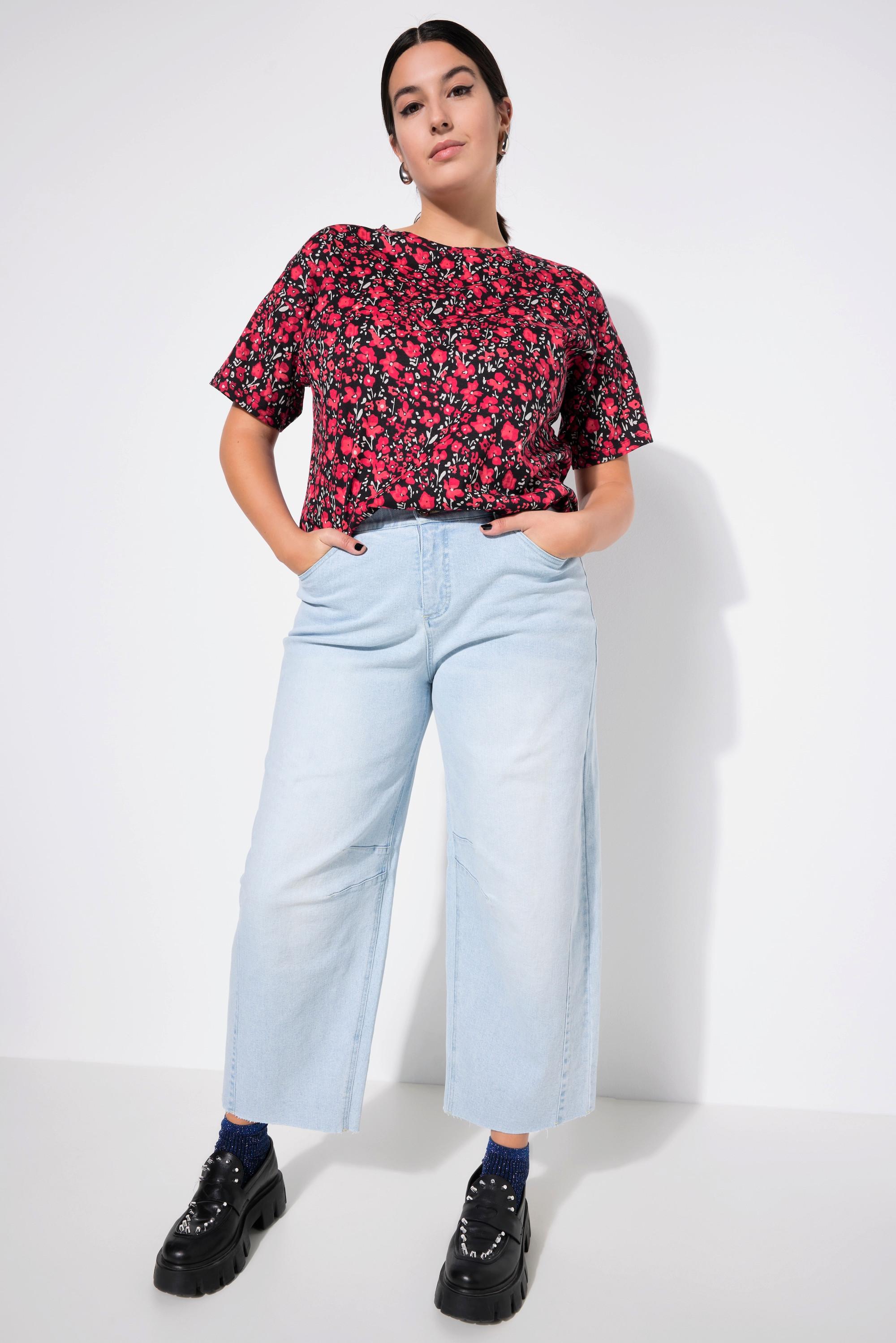 Studio Untold  Barrel-Jeans, Ballon-Legs, High Waist, 5-Pocket 