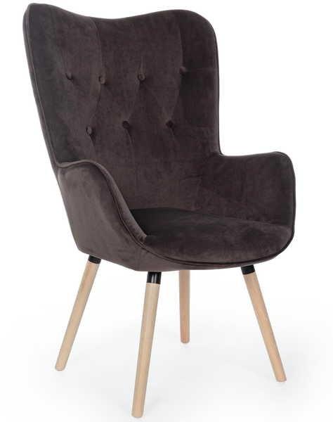 mutoni Fauteuil Juliet Marmot Velvet  