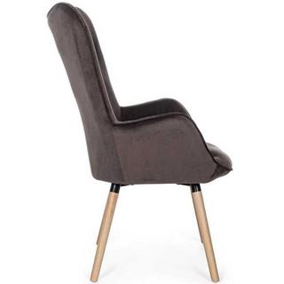 mutoni Fauteuil Juliet Marmot Velvet  