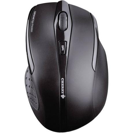 Cherry  MW 3000 Mouse Senza fili, Senza fili (radio) Infrarossi Nero 5 Tasti 1750 dpi Ergonomico 