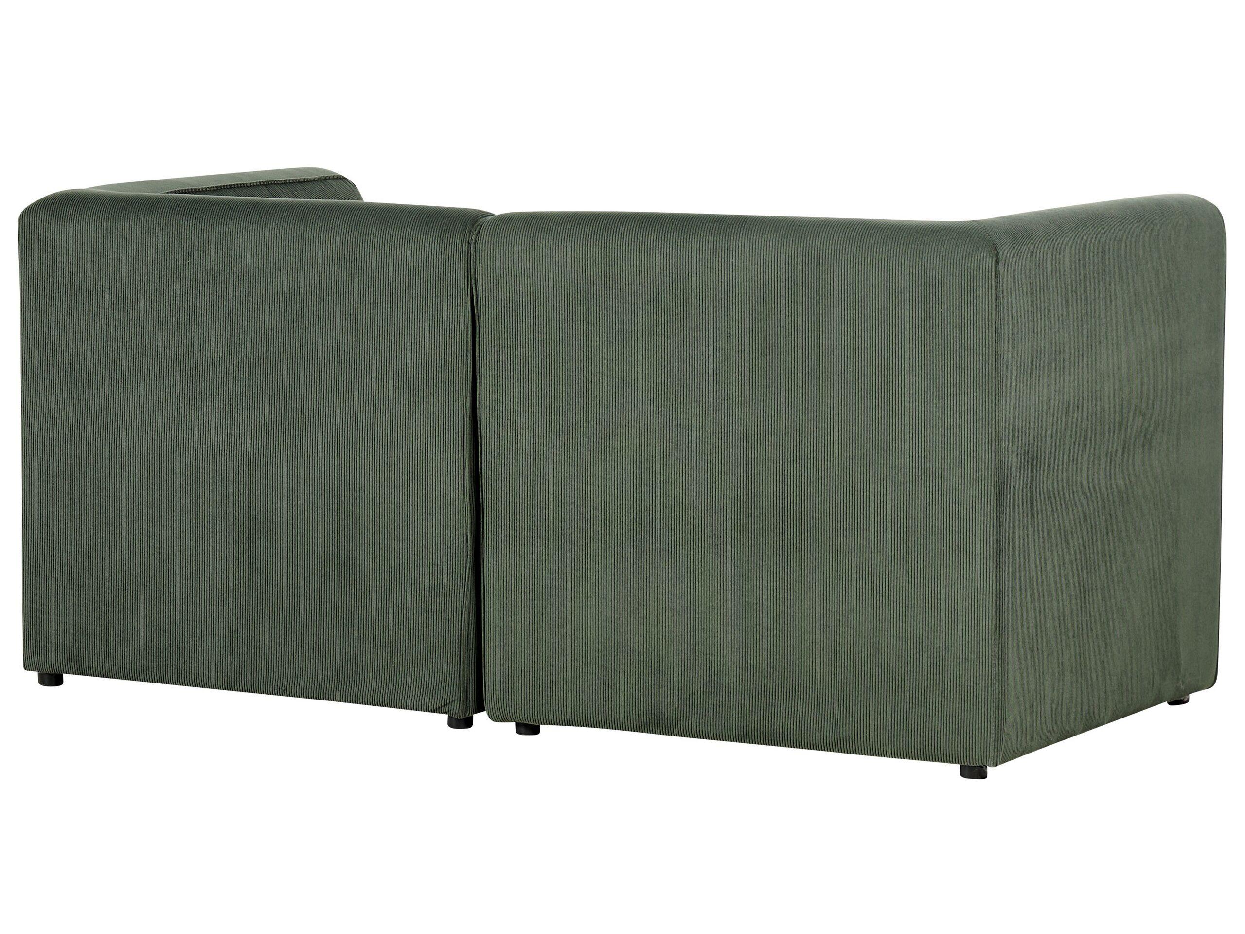 Beliani 2 Sitzer Sofa aus Cord Modern LEMVIG  