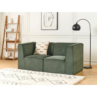 Beliani 2 Sitzer Sofa aus Cord Modern LEMVIG  